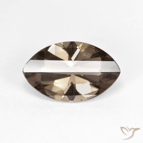 2.89ct 天然 アンバーブラウン スモーキークォーツ, マーキーズ, VVS