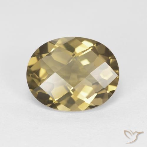2.43ct 天然 コーヒーブラウン スモーキークォーツ, 楕円形, VVS