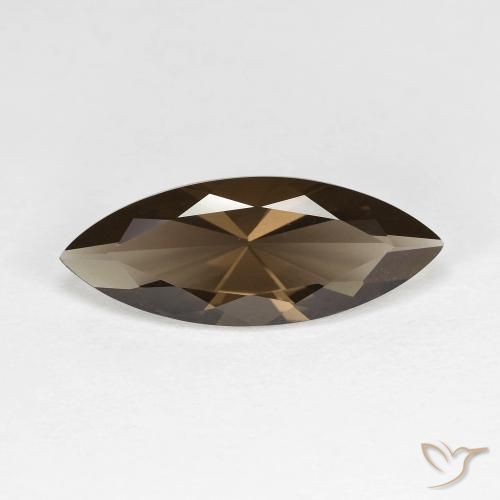 2.94ct 天然 チョコレートブラウン スモーキークォーツ, マーキーズ, VVS