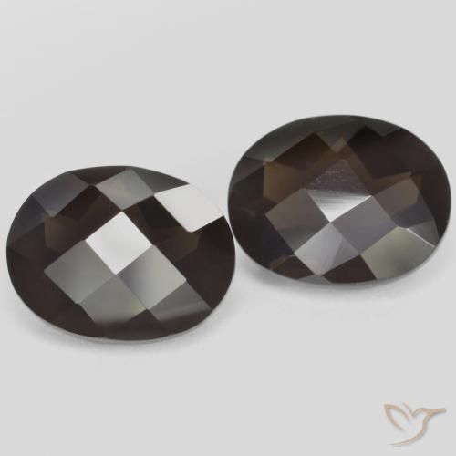 Shop natural 4.84ct ダークブラウン スモーキークォーツ gems, 楕円形, from ブラジル at GemSelect. In stock, global shipping!