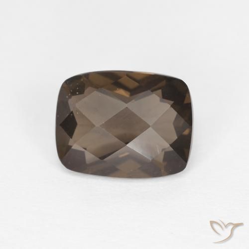 1.93ct 天然 ブラウン スモーキークォーツ, クッション, VVS-VS