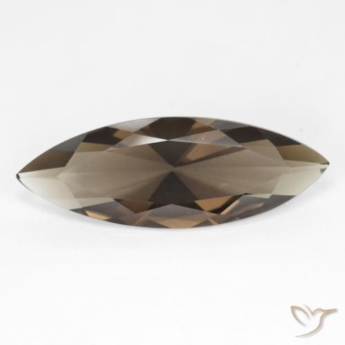 6.35ct 天然 Medium Light-Brown スモーキークォーツ, マーキーズ, VVS