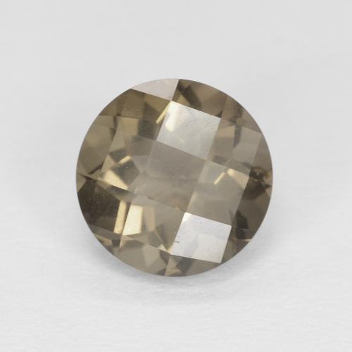 1.22ct 天然 Medium Light-Brown スモーキークォーツ, ラウンド, VVS