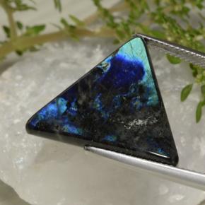 11.68カラットの天然マルチカラースペクトロライト、トリリオン、オペーク