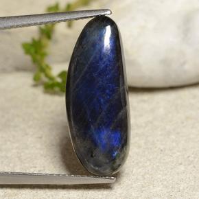 5.92カラットの天然マルチカラースペクトロライト、ファンシーシェイプ、オペーク