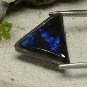 4.53カラットの天然マルチカラースペクトロライト、トリリオン、オペーク