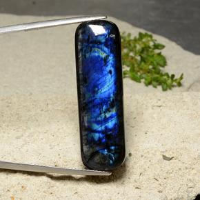 20.47カラットの天然マルチカラースペクトロライト、クッションカット、オペーク