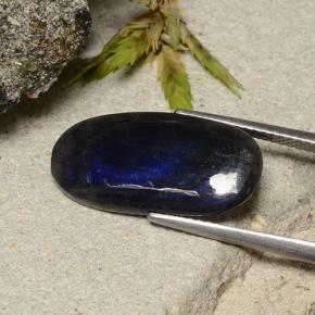 6.49カラットの天然マルチカラースペクトロライト、クッションカット、オペーク