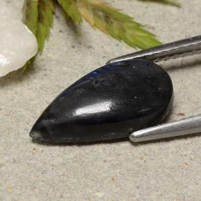 2.30カラットの天然マルチカラースペクトロライト、洋梨の形、オペーク