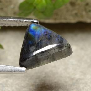 1.29カラットの天然マルチカラースペクトロライト、トリリオン、オペーク