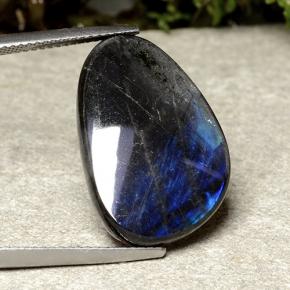 10.39カラットの天然マルチカラースペクトロライト、ファンシーシェイプ、オペーク