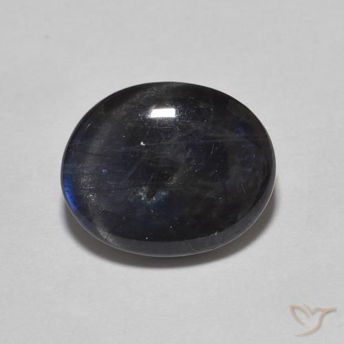 2.28ct 天然 マルチカラー スペクトロライト, 楕円形, オペーク