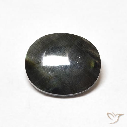 1.72ct 天然 マルチカラー スペクトロライト, 楕円形, オペーク