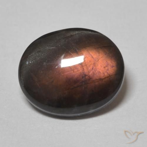 2.05ct 天然 マルチカラー スペクトロライト, 楕円形, オペーク