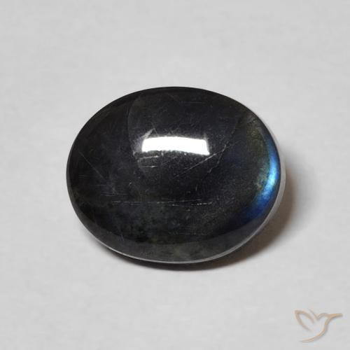 2.28ct 天然 マルチカラー スペクトロライト, 楕円形, オペーク