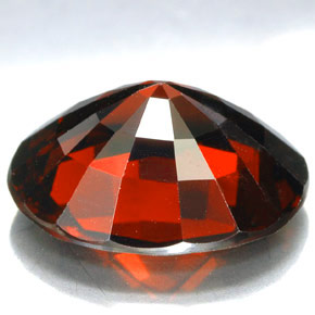 9.53カラットの天然レッドスペサルティンガーネット（14.3×11.5 mm・オーバルカット）