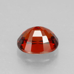 2.13カラットの天然オレンジレッドスペサルティンガーネット（7.7×6.5 mm・オーバルカット）
