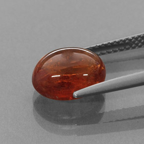 4.73カラットの天然マンダリンオレンジスペサルティン ガーネット、透明、透明/半透明