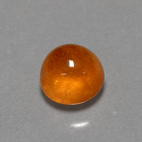1.70カラットの天然オレンジスペサルティンガーネット（5.89 mm・透明）
