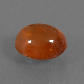 3.19カラットの天然ミディアムオレンジスペサルティンガーネット（8.5×7 mm・オーバルカット）