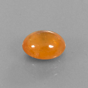 3.18カラットの天然マンダリンオレンジスペサルティンガーネット（8.9×7.3 mm・透明）
