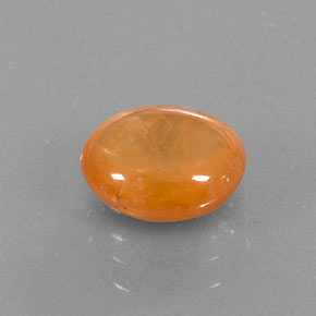 2.92カラットの天然マンダリンオレンジスペサルティンガーネット（8.6×7.1 mm・透明）