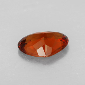 1.91カラットの天然オレンジレッドスペサルティンガーネット（9.3×6.7 mm・洋梨の形）