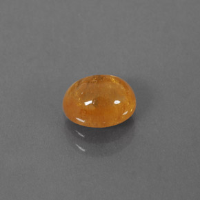 1.17カラットの天然マンダリンオレンジスペサルティンガーネット（6.3×4.6 mm・透明）