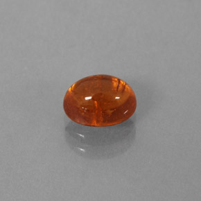 1.19カラットの天然マンダリンオレンジスペサルティンガーネット（6.3×4.3 mm・透明）
