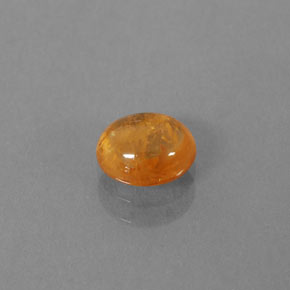 0.96カラットの天然マンダリンオレンジスペサルティンガーネット（6×5 mm・透明）
