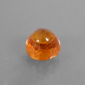 4.50カラットの天然オレンジスペサルティンガーネット（8.22 mm・透明）