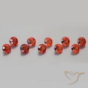 Shop natural 3.51ct 濃い赤 スペサルティン ガーネット gems, ラウンド, from モザンビーグ at GemSelect. In stock, global shipping!
