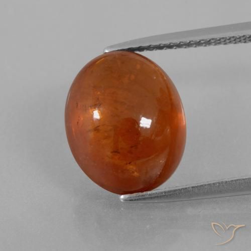 9.50ct 天然 ウォームオレンジ スペサルティン ガーネット, 楕円形, 透明