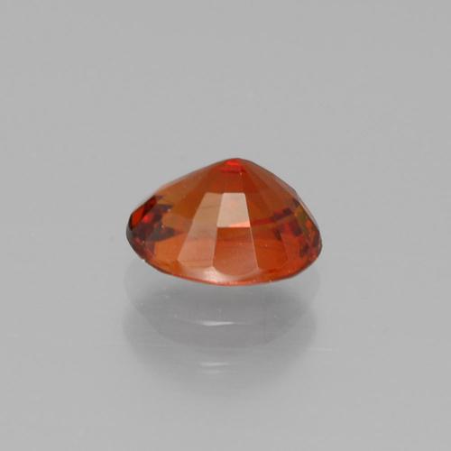 1.22カラットの天然明るい赤スペサルティンガーネット（6.6×5.4 mm・オーバルカット）