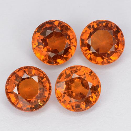 自然派の商品を探す 2.87ct 鮮やかなオレンジ スペサルティン ガーネット 宝石, ラウンドカット, モザンビーグ からGemSelectで. 在庫あり、世界各国へ発送!