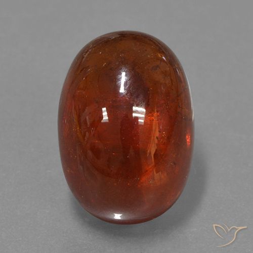 11.22ct 天然 ダークオレンジ スペサルティン ガーネット, 楕円形, 半透明