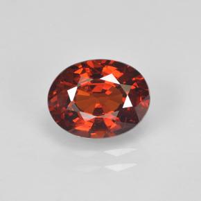 1.82カラットの天然ミディアムレッドスペサルティンガーネット（8×6.2 mm・オーバルカット）