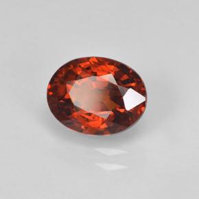 1.82カラットの天然ミディアムレッドスペサルティンガーネット（8×6.2 mm・オーバルカット）