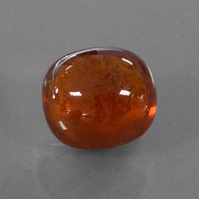 4.09カラットの天然ダークオレンジスペサルティンガーネット（9.3×8.3 mm・オーバルカット）