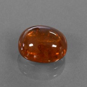 4.09カラットの天然ダークオレンジスペサルティンガーネット（9.3×8.3 mm・オーバルカット）