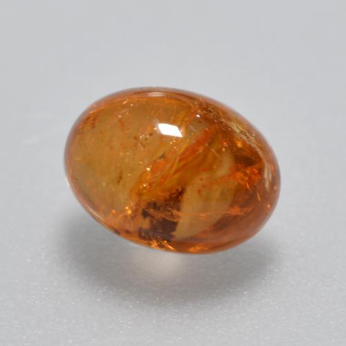 1.88カラットの天然ミディアムオレンジスペサルティンガーネット（7.2×5.3 mm・オーバルカット）
