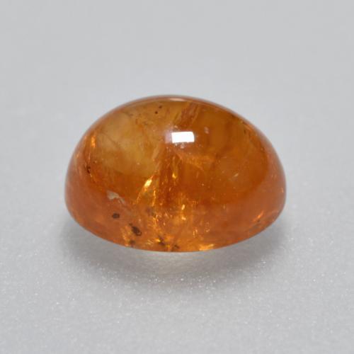 1.88カラットの天然ミディアムオレンジスペサルティンガーネット（7.2×5.3 mm・オーバルカット）