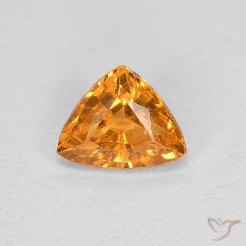 0.53ct 天然 アプリコットオレンジ スペサルティン ガーネット, トリリオン, VS