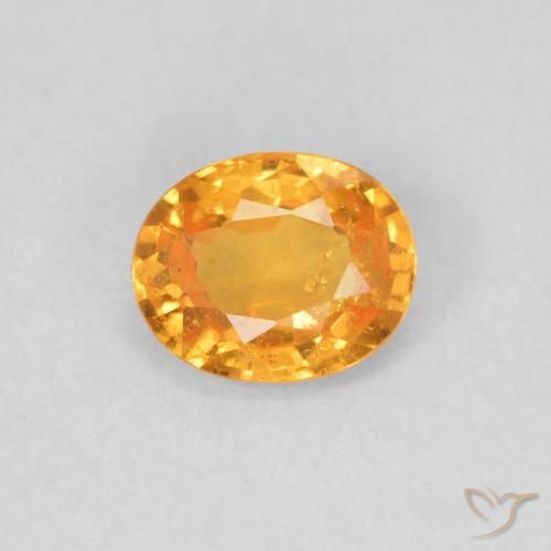 0.47ct 天然 鮮やかなオレンジ スペサルティン ガーネット, 楕円形, VS