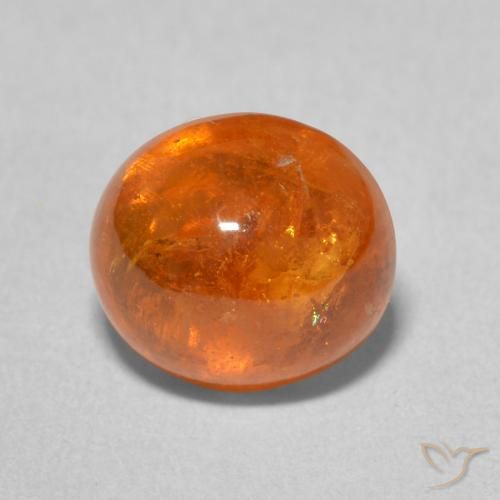 4.57ct 天然 ファイアオレンジ スペサルティン ガーネット, 楕円形, 透明