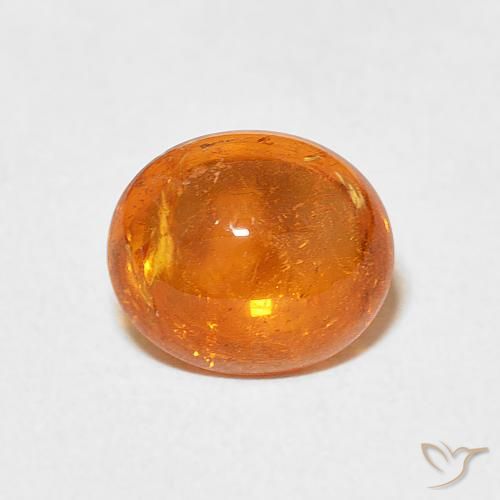 3.18ct 天然 濃いオレンジ スペサルティン ガーネット, 楕円形, 透明