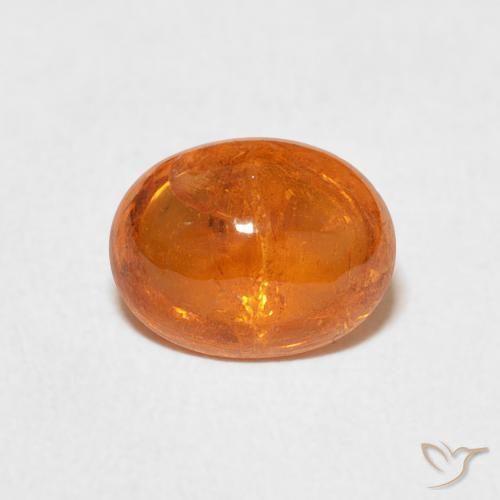 2.20ct 天然 ミディアムオレンジ スペサルティン ガーネット, 楕円形, 透明