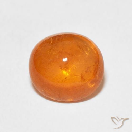 3.86ct 天然 赤みがかったオレンジ スペサルティン ガーネット, 楕円形, 透明