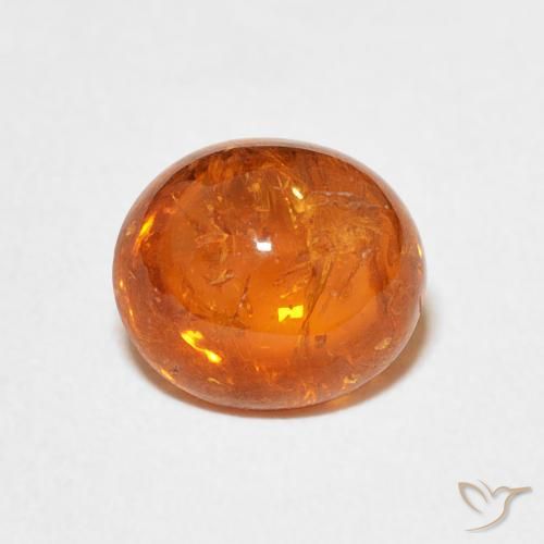 3.25ct 天然 ファイアオレンジ スペサルティン ガーネット, 楕円形, 透明