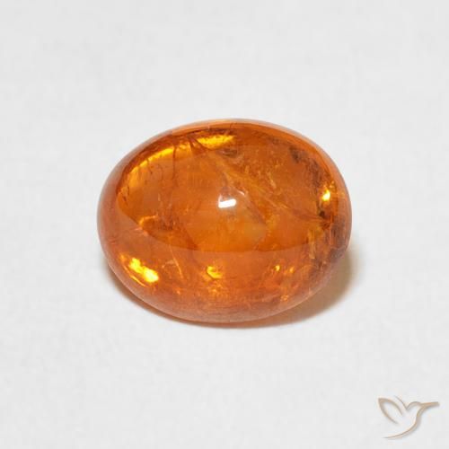 2.53ct 天然 赤みがかったオレンジ スペサルティン ガーネット, 楕円形, 透明